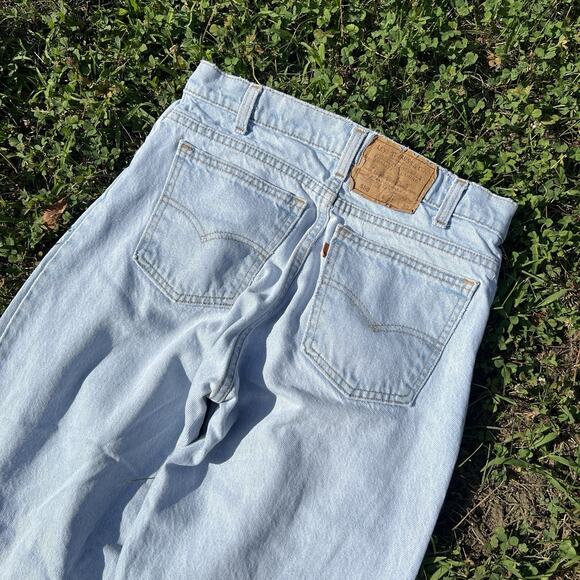 VTG Levi's 550 31x30 Blue Faded Made in USA Orange Tab 1993 Grunge Skater Taper - Picture 5 of 10